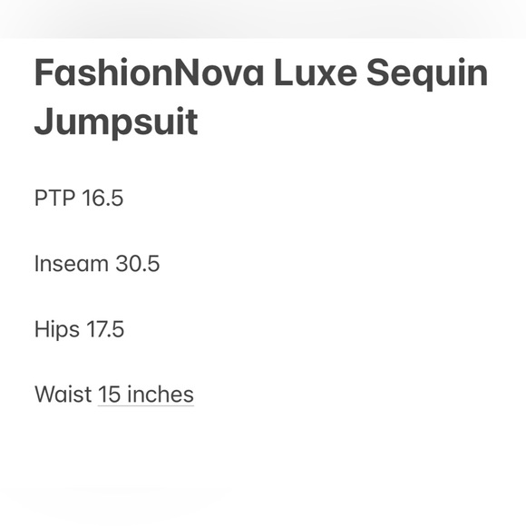 Fashion Nova Black Long Sleeve Sequin Jumpsuit with Open Back - Picture 10 of 10